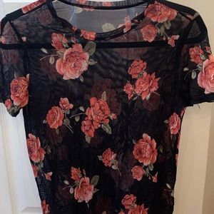 “Rose” Sheer Blouse